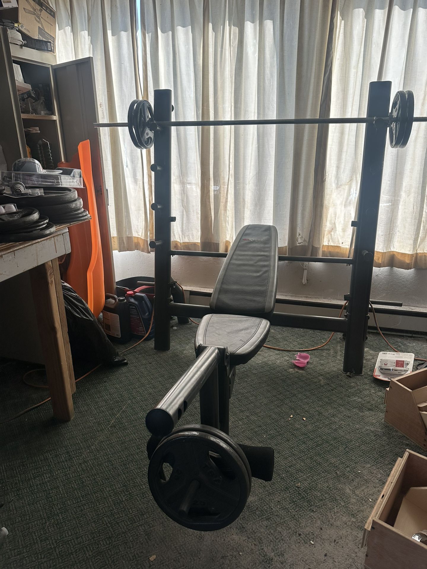 Bench Press And Weights