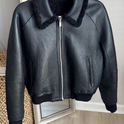 Theory Bomber Jacket  Reversible Size S 