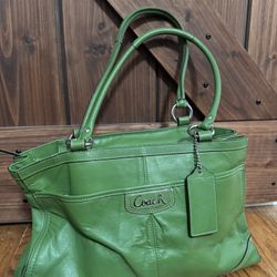 Green Coach Purse