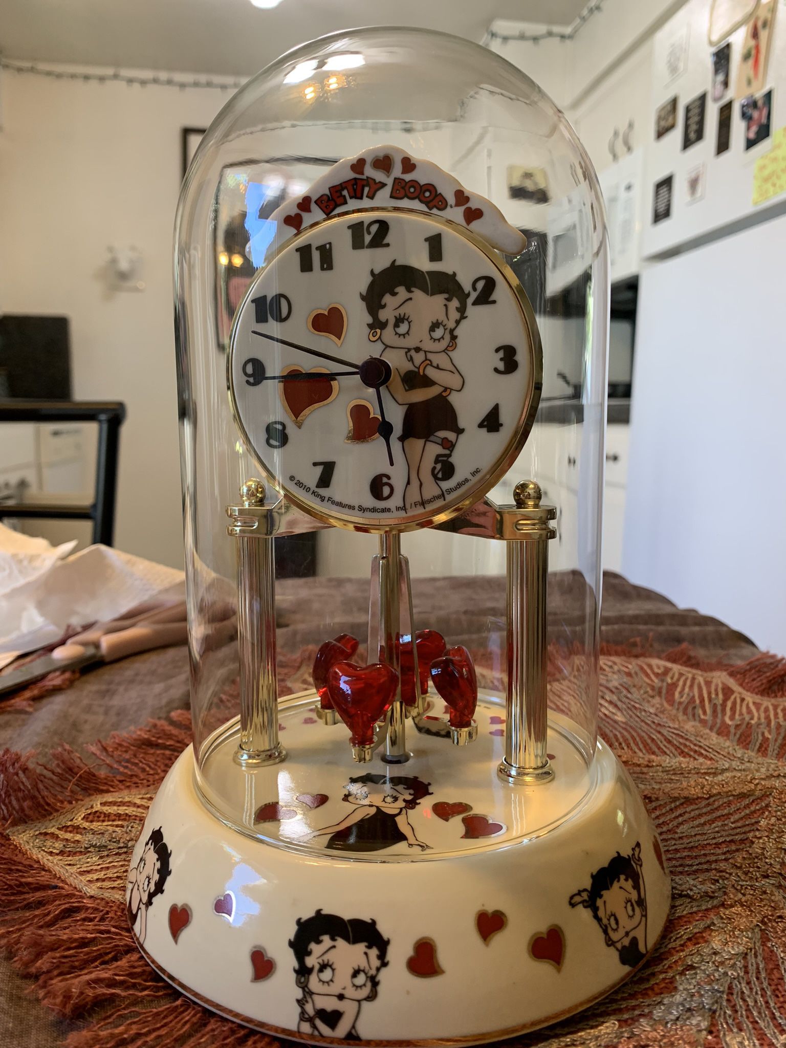 Betty Boop Collectors Clock, 2010