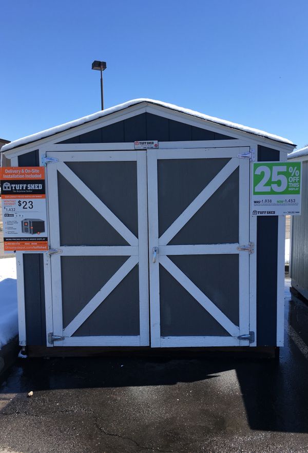 kr-600 8x8 tuff shed $1,453 for sale in commerce city, co