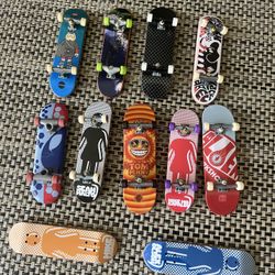 VINTAGE Tech Deck Skateboard Finger Boards (11 fingerboards )
