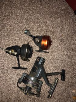 Old metal fishing reals