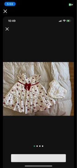 Baby Girl Floral Dress with Bloomers