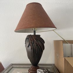 Two Lamp Set With Stand