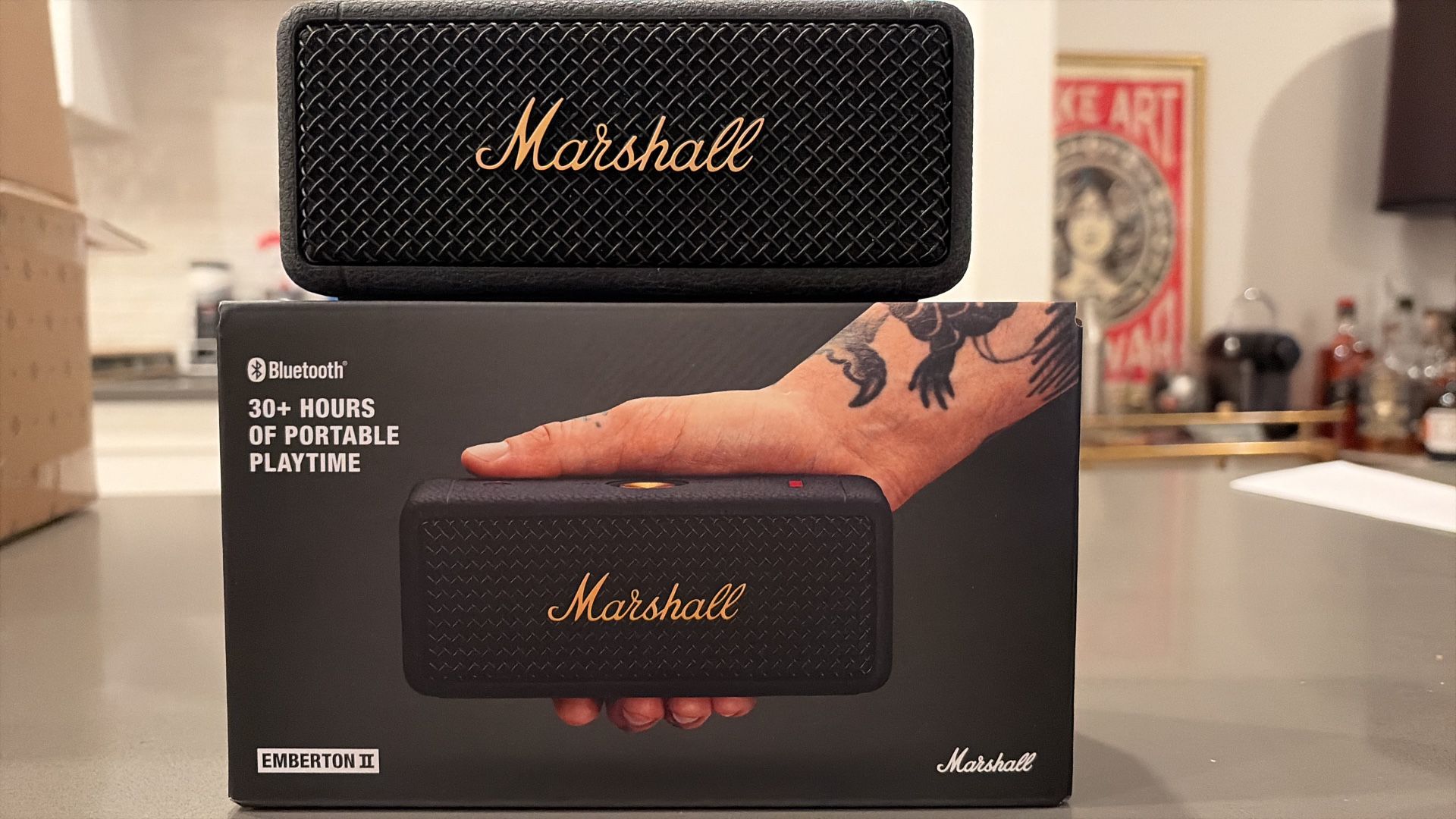🎸 Marshall Emberton II Portable Bluetooth Speaker – Like New, $100
