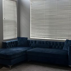 Beautiful Royal Blue Couch