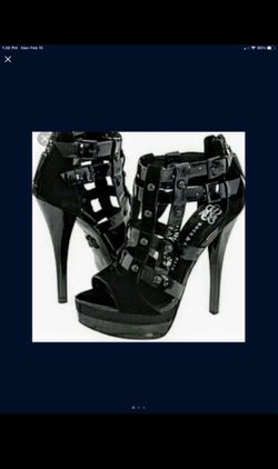 🔥🔥NIB $365 Rock & Republic Caged Platform Heels ~ 8.5