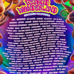 Selling 2 GA Beyond Wonderland Tickets (Friday)