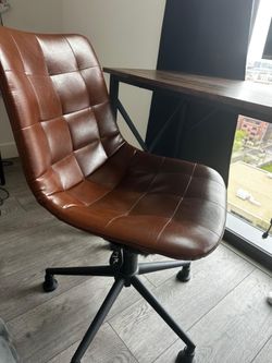 Faux Leather Chair