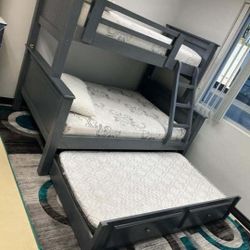 Bunk Beds Twin Full Pinewood Pinewood Colors *****Literas Madera 100%*****