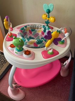 Bright Starts 2 in 1 activity jumper and table