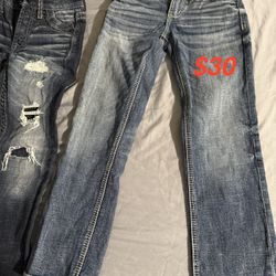 Kids Buckle Jeans
