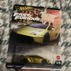 Hot Wheels Lamborgini Gallardo Fast And Furious