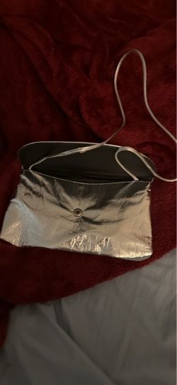 Silver handbag