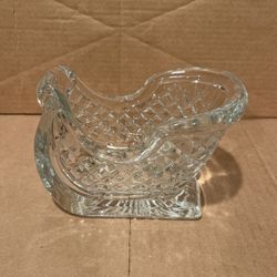 Vintage ST. George Crystal Sleigh