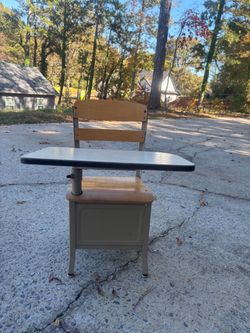 Vintage school desk
