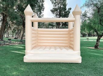 Tan Bounce House 