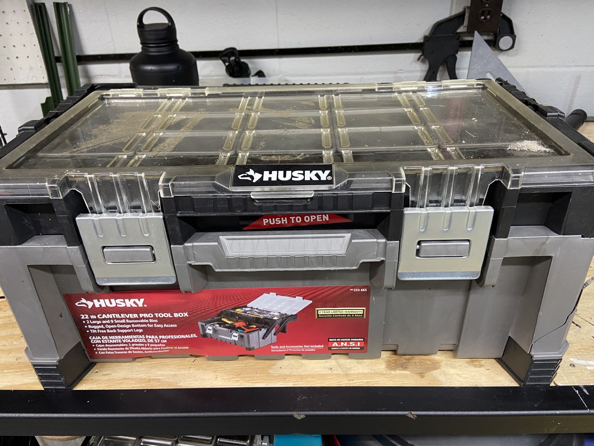 Husky Fishing Tackle Box / Tool Box