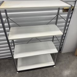 White/Silver Shelves 