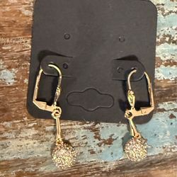 Brazilian Gold Filled Dangle Earrings
