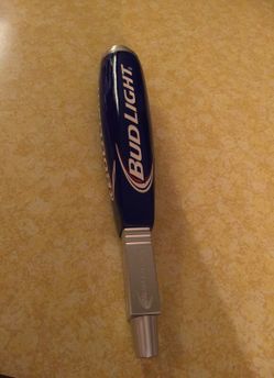 New Budlight beer handle.