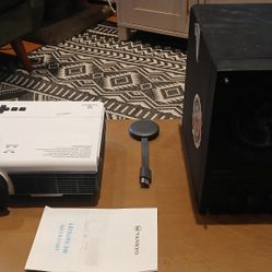 Screen Projector, Google Chromecast Bundle