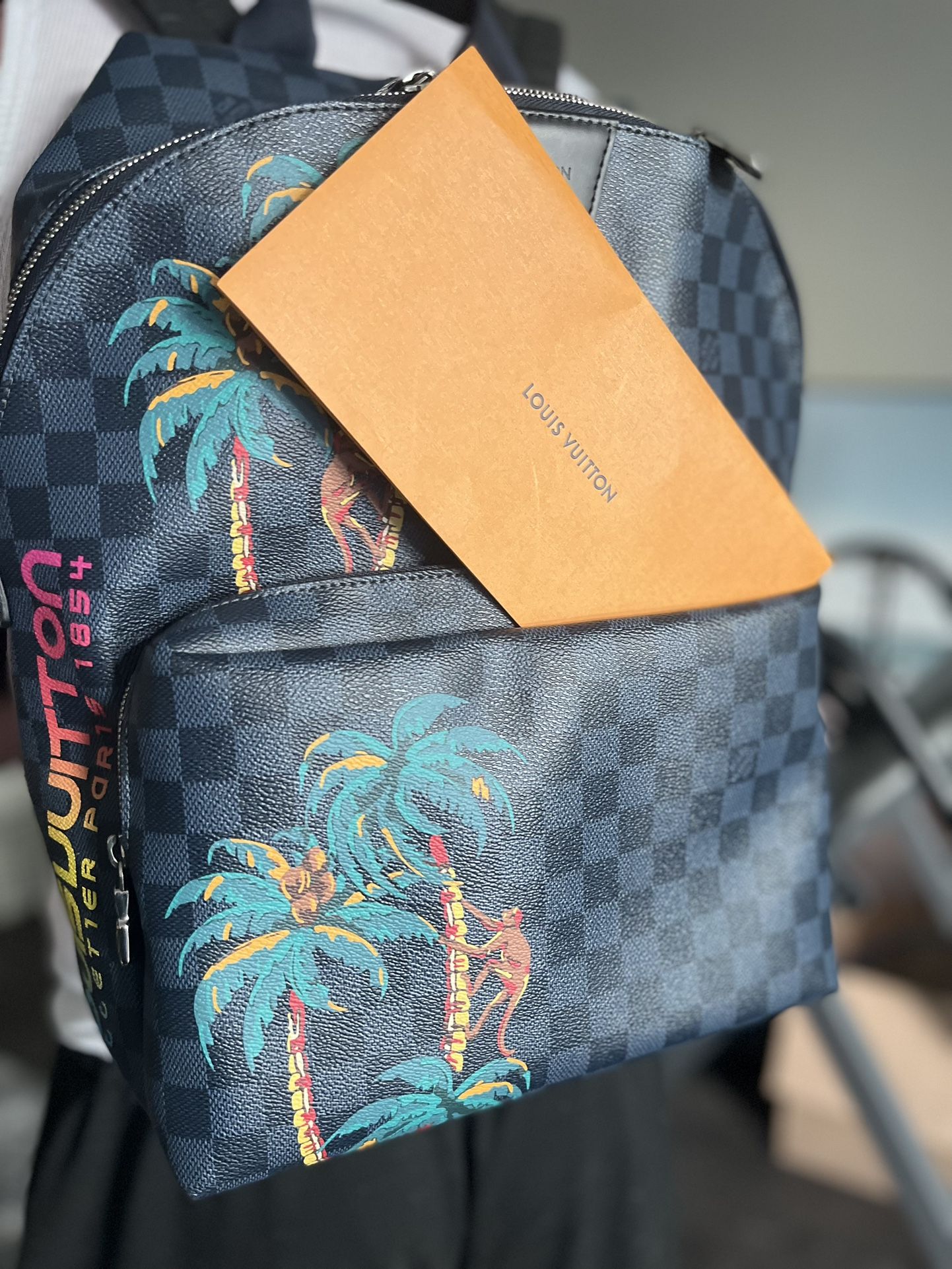 Limited Edition, Louis Vuitton, Backpack ..blue