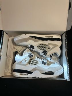 Jordan white Miltary 4