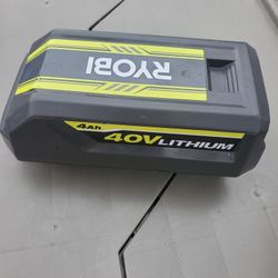 40 V Ryobi Baterry 