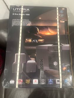 NEW Utopia Acoustics III Evo Series 1000 7.1 Home Theater System – Factory Sealed