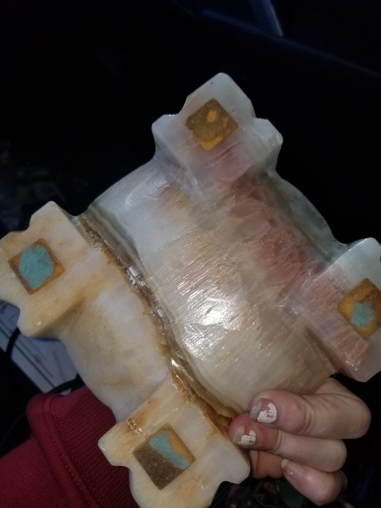 Vintage jade ashtray or jewelry holder ect