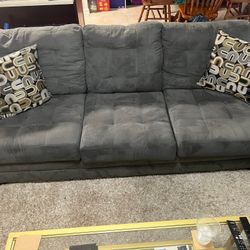  Grey Couch & Loveseat