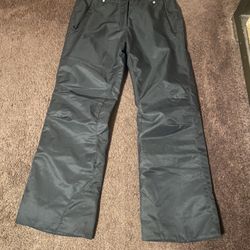 Women Snow Pants Size 12 Black 