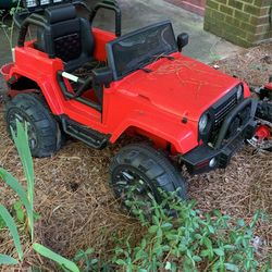 Battery powered Jeep