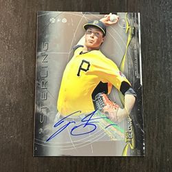 Tyler Glasnow auto rookie baseball card