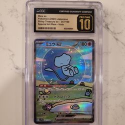 Japenes Pokemon Shiny Trasures Bubble Mew 347 PRISTENE 10