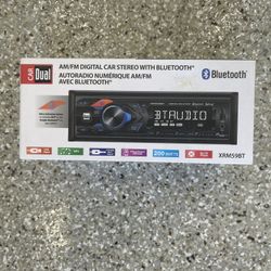 CarDuel AM/FM Car Stereo with Bluetooth