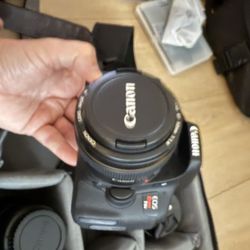 Canon EOS Rebel T6i Digital SLR With multiple Lenses - Great Condition