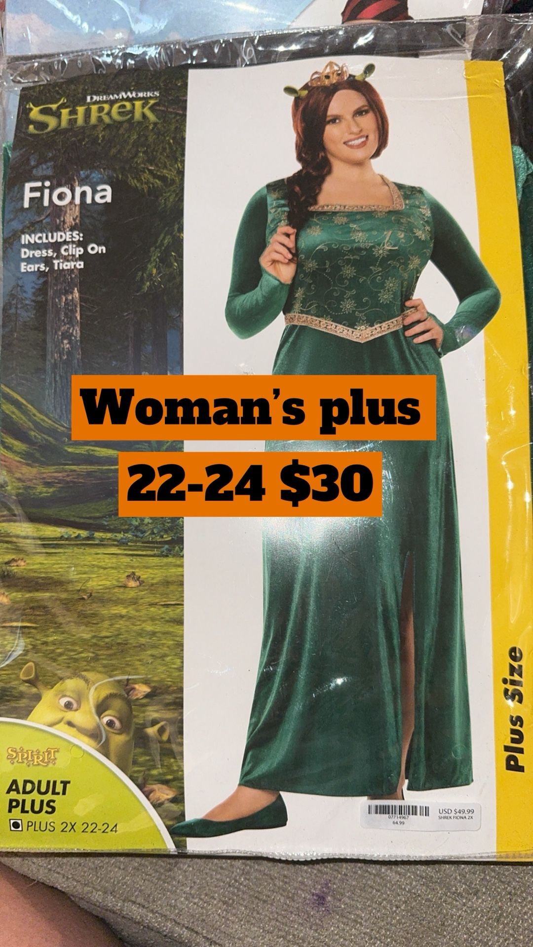 Woman’s Plus Size Costume New