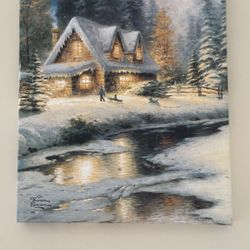 Thomas  Kinkade   Oil Paint Picture