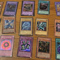 Vintage Holo Yugioh Cards