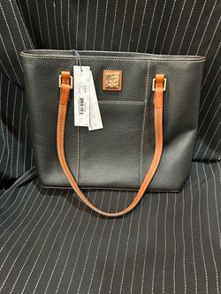 Dooney & Bourke Black Leather Tote Bag