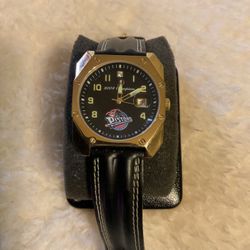 Vintage 2004 PISTONS Championship Watch W/black Leather Band (NBA)