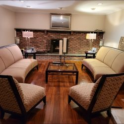 Cherry Wood Living Room Set