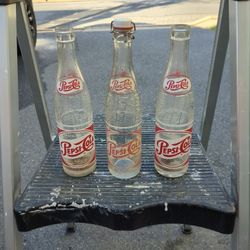 Old Pepsi Bottle Lot 