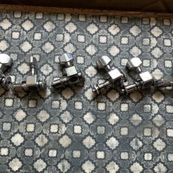 Sperzel Guitar Locking Tuners Tuning Keys Heads Machines Satin Chrome In Line