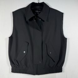 Rachel Zoe Black Bomber Vest