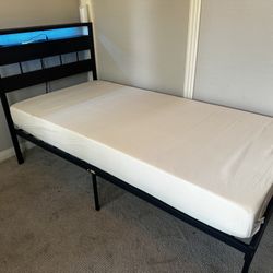 LED color Changing Twin bed Frame