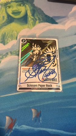 Dragon Ball Z Manga autograph card